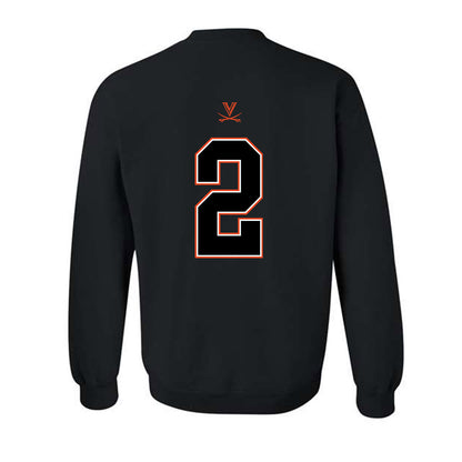 Virginia - NCAA Football : Peyton Lewis - Crewneck Sweatshirt-1