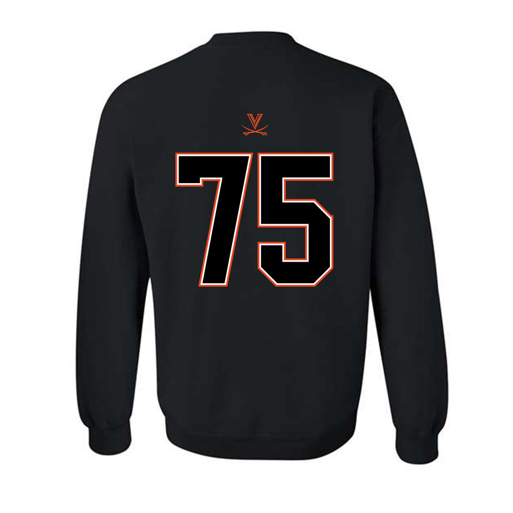 Virginia - NCAA Football : Dylan Biehl - Crewneck Sweatshirt-1