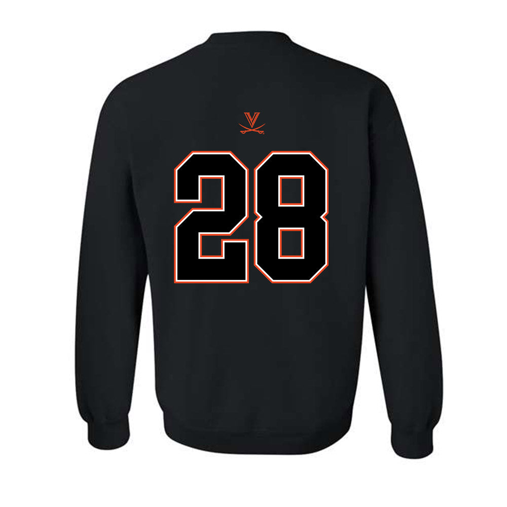 Virginia - NCAA Football : Noah Vaughn - Crewneck Sweatshirt-1