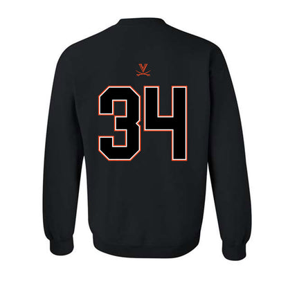 Virginia - NCAA Football : Kevin Chadwick - Crewneck Sweatshirt-1