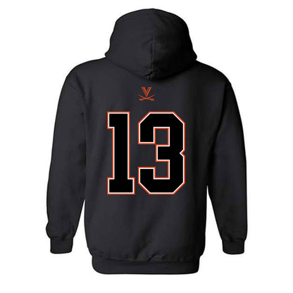 Virginia - NCAA Football : Myles Brown - Hooded Sweatshirt-1