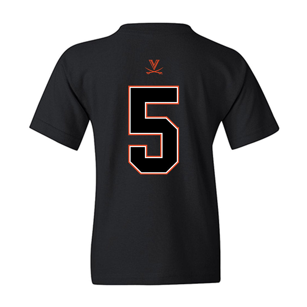 Virginia - NCAA Football : Kameron Courtney - Youth T-Shirt-1