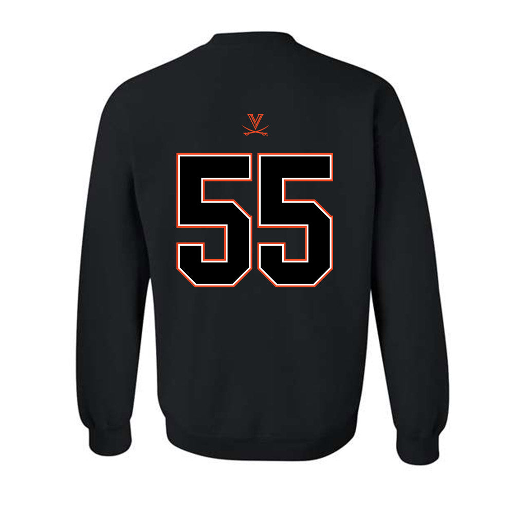 Virginia - NCAA Football : Jim Harris Jr. - Crewneck Sweatshirt-1
