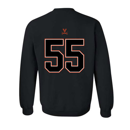 Virginia - NCAA Football : Jim Harris Jr. - Crewneck Sweatshirt-1