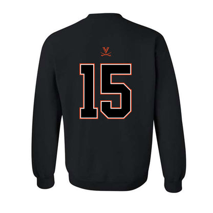 Virginia - NCAA Football : Dillon newton-short - Crewneck Sweatshirt-1