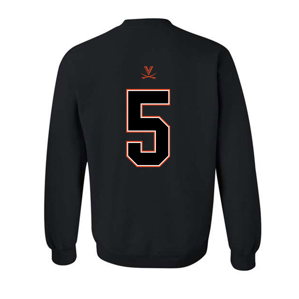 Virginia - NCAA Football : Kameron Courtney - Crewneck Sweatshirt-1
