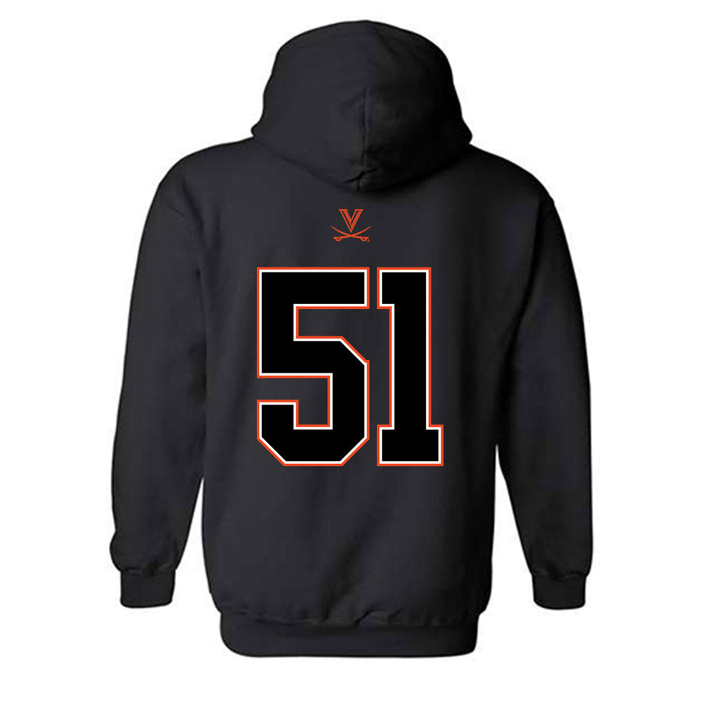 Virginia - NCAA Football : Grayson Reid - Hooded Sweatshirt-1