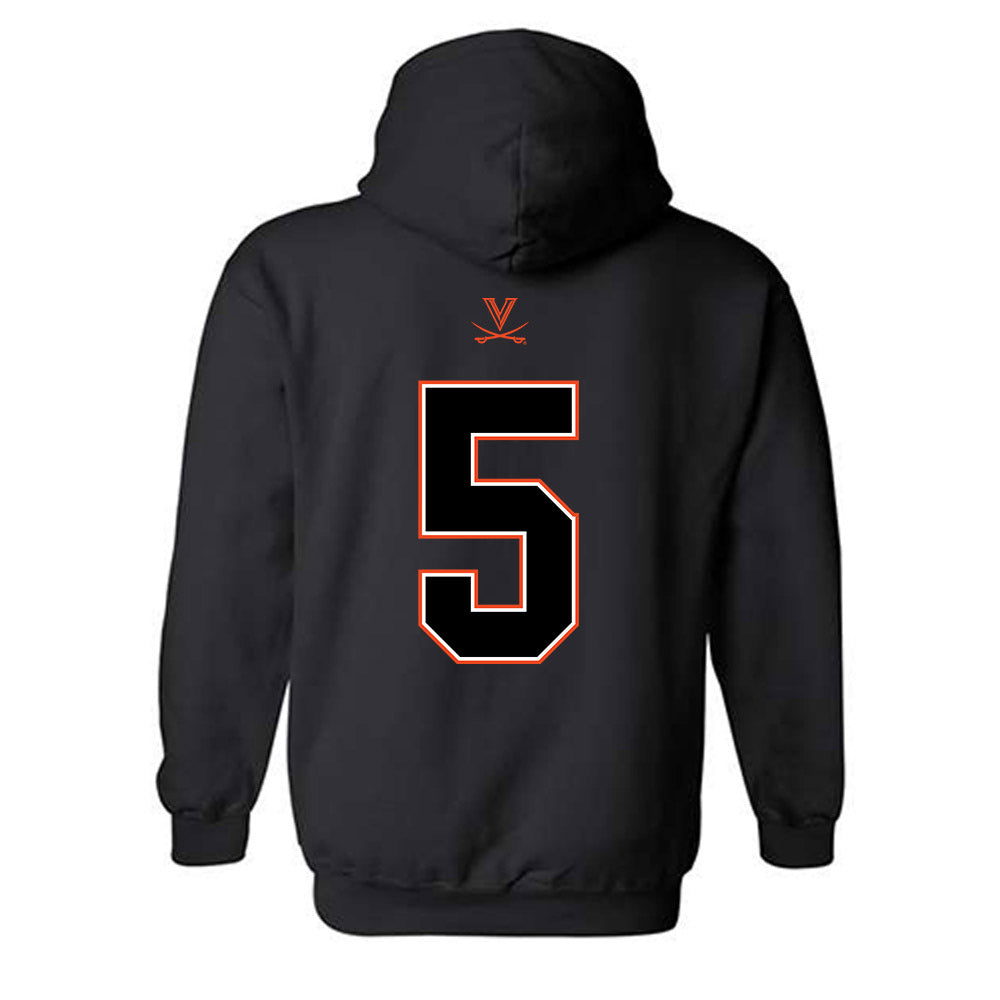 Virginia - NCAA Football : Kam Robinson - Hooded Sweatshirt-1