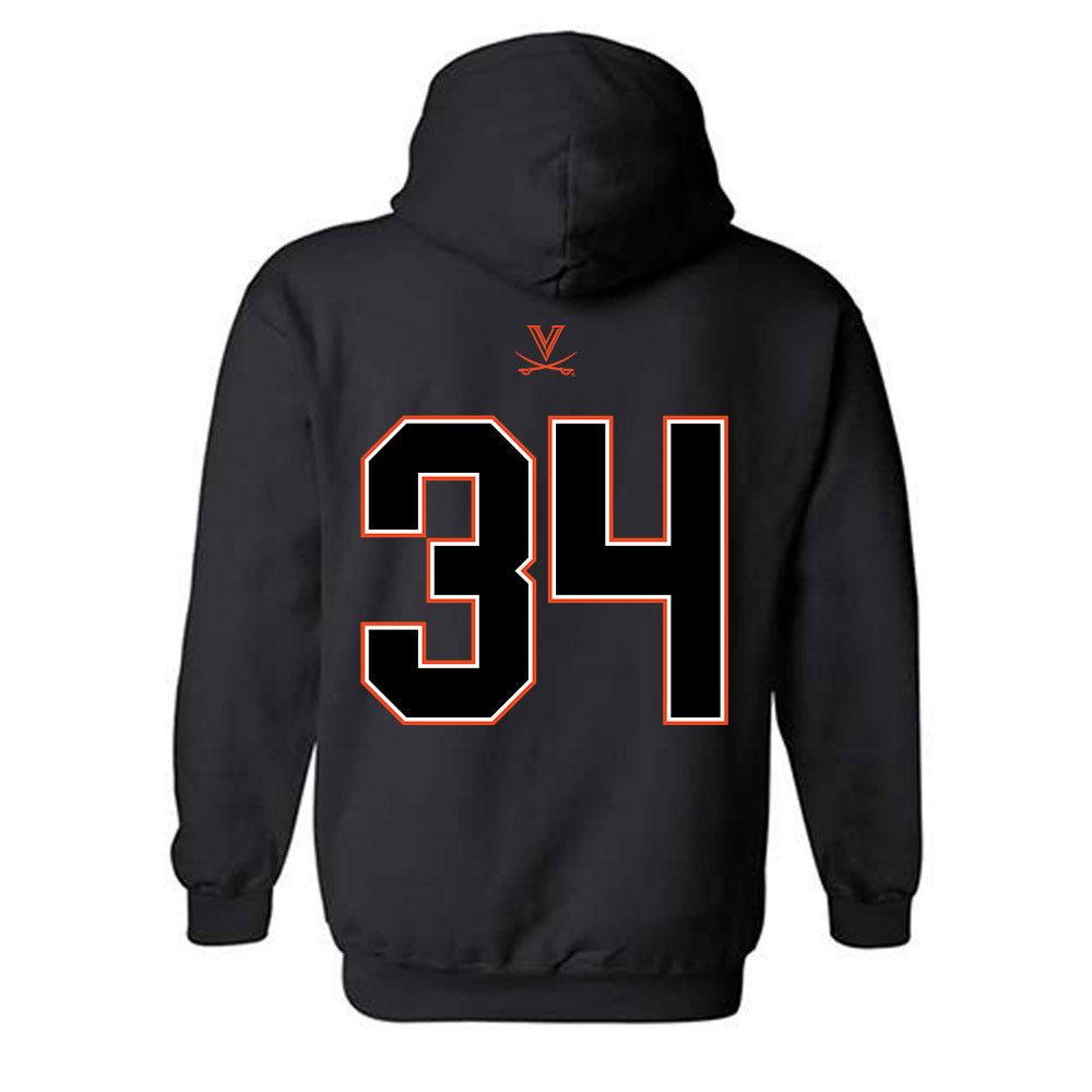 Virginia - NCAA Football : Kevin Chadwick - Hooded Sweatshirt-1