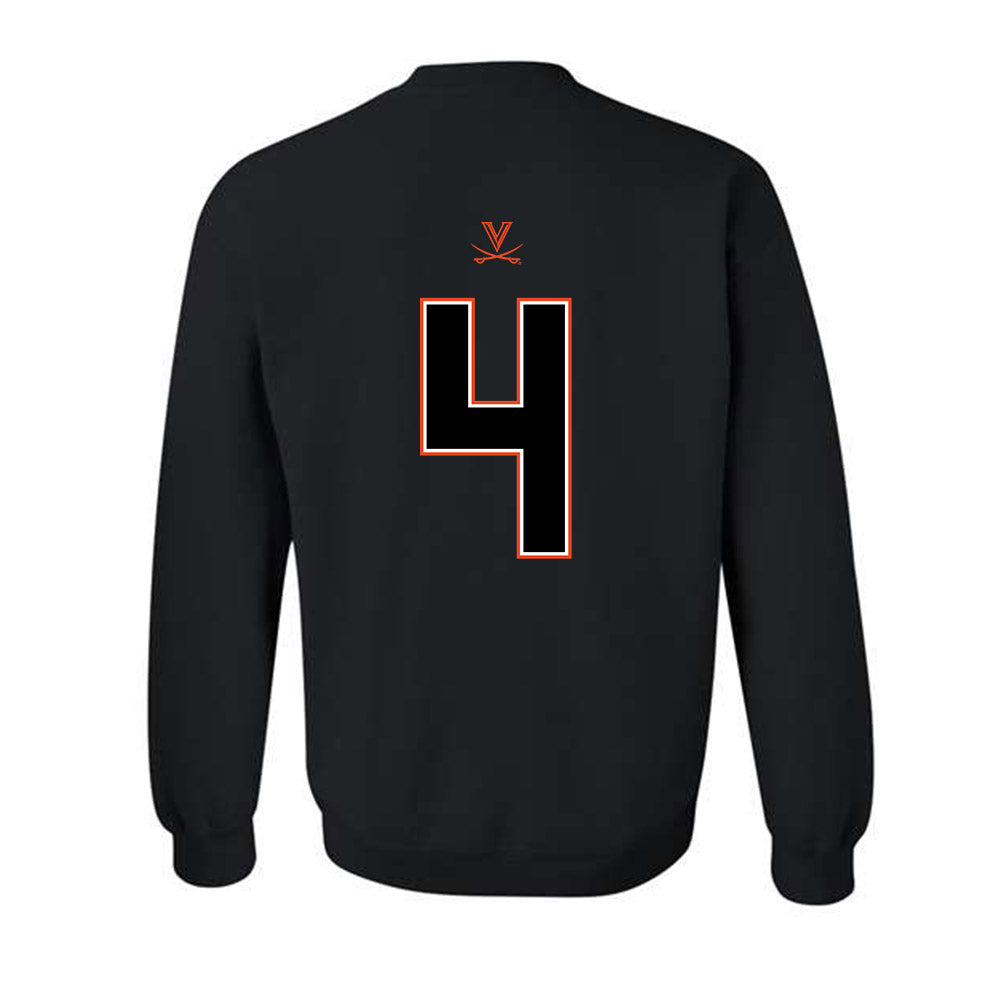 Virginia - NCAA Football : Corey Costner - Crewneck Sweatshirt-1