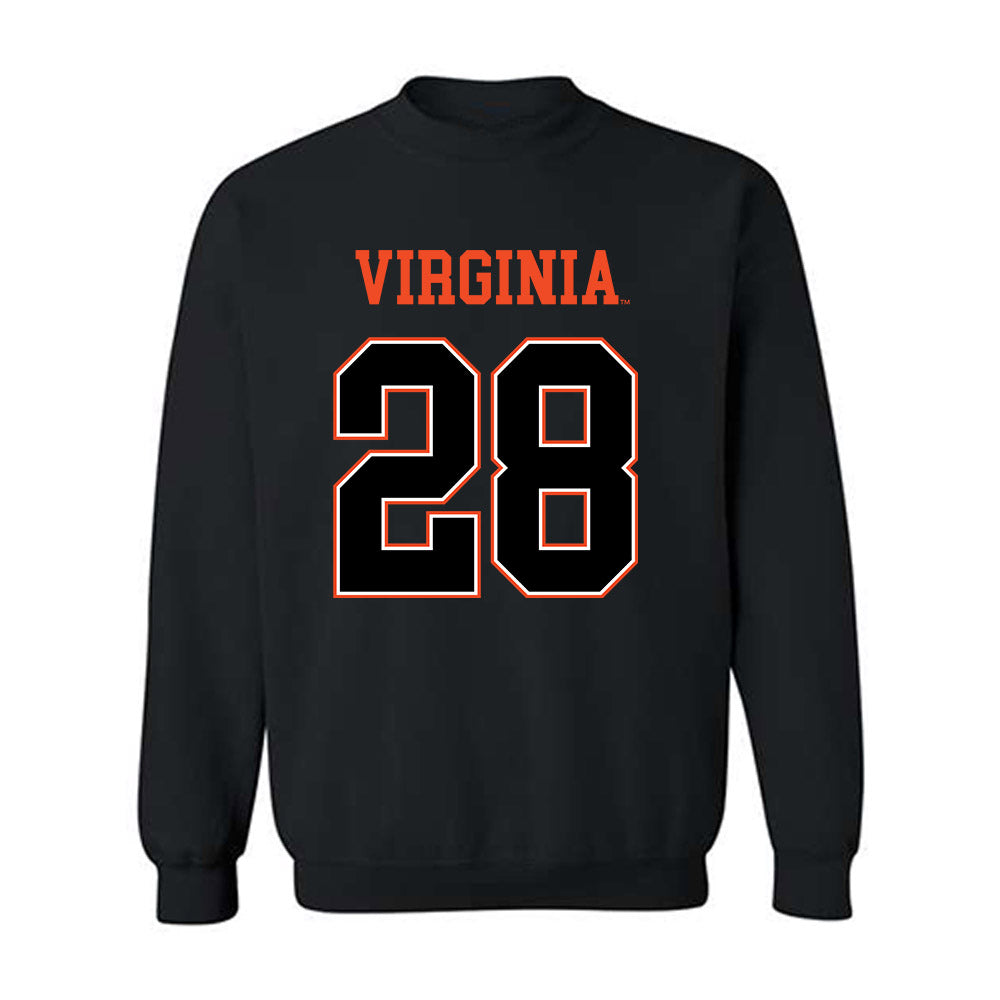 Virginia - NCAA Football : Noah Vaughn - Crewneck Sweatshirt-0