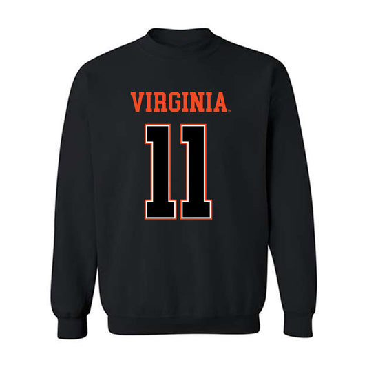Virginia - NCAA Football : Maddox Marcellus - Crewneck Sweatshirt-0