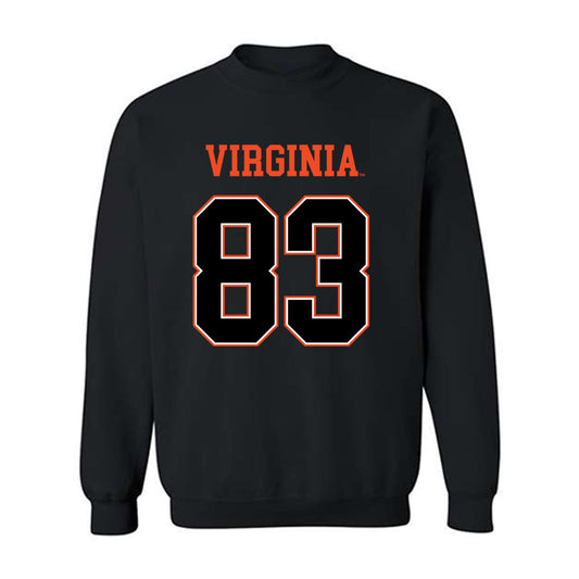 Virginia - NCAA Football : Willem Thurber - Crewneck Sweatshirt-0