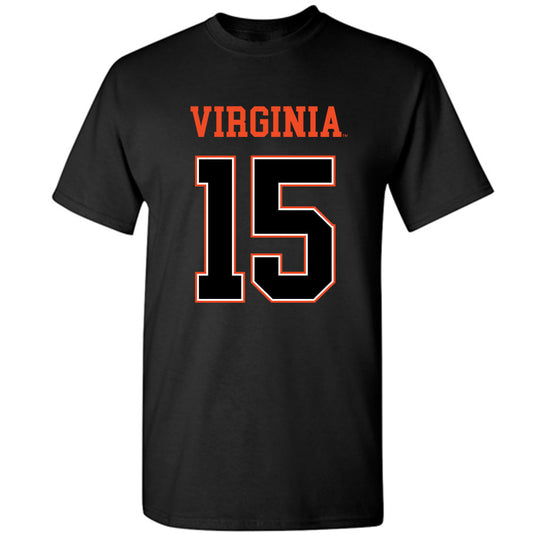 Virginia - NCAA Football : Lukas Sanker - T-Shirt-0