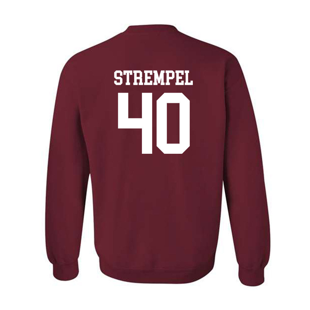 UMass - NCAA Football : Moritz Strempel - Crewneck Sweatshirt-1