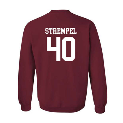 UMass - NCAA Football : Moritz Strempel - Crewneck Sweatshirt-1