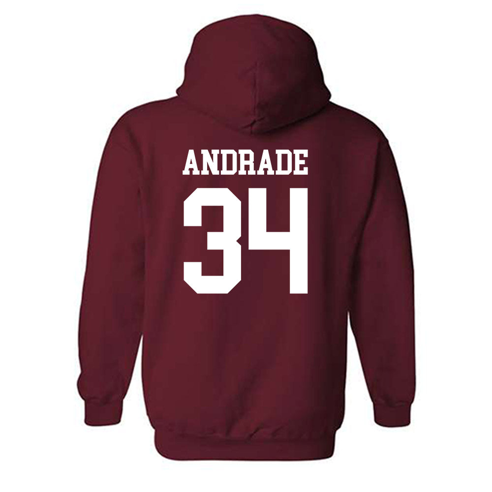 UMass - NCAA Football : Payton Andrade - Hooded Sweatshirt-1