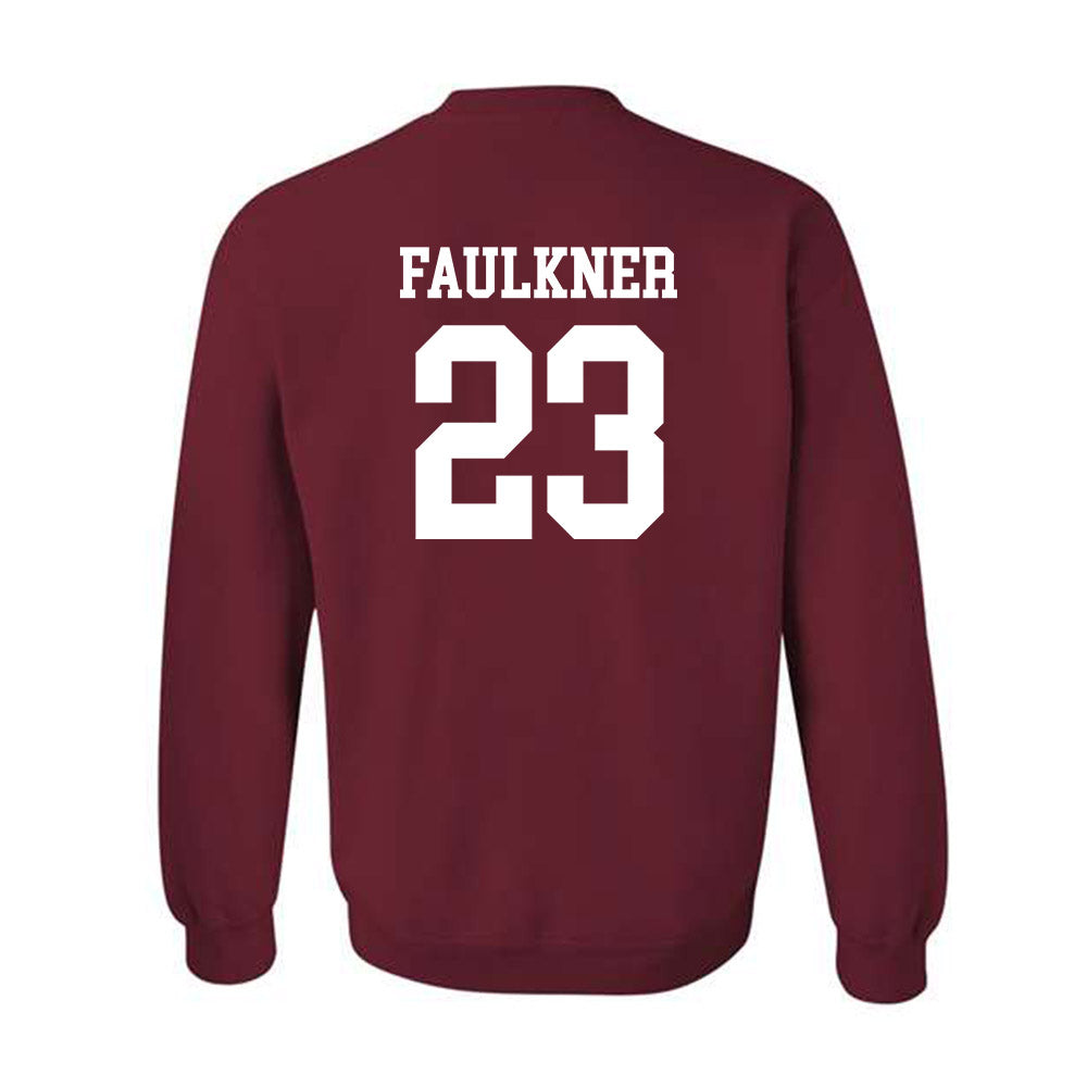 UMass - NCAA Football : Elijah Faulkner - Crewneck Sweatshirt-1