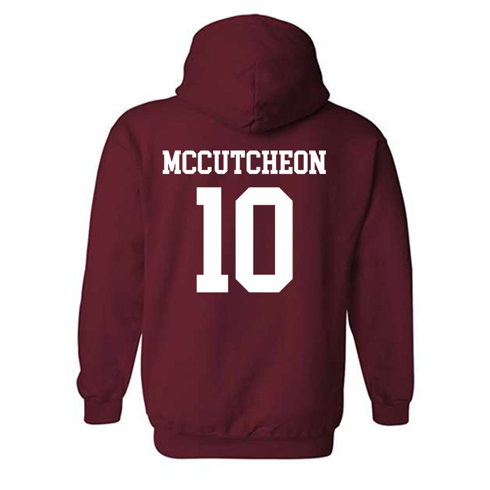 UMass - NCAA Football : Ty Mccutcheon - Hooded Sweatshirt-1