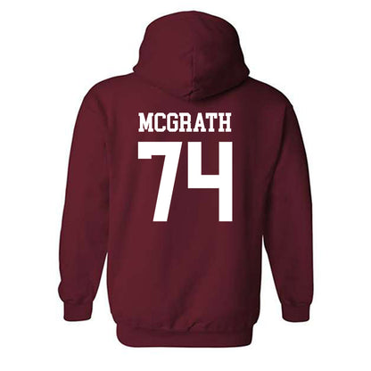 UMass - NCAA Football : Jake McGrath - Hooded Sweatshirt-1