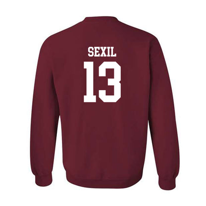 UMass - NCAA Football : Raheim Sexil - Crewneck Sweatshirt-1