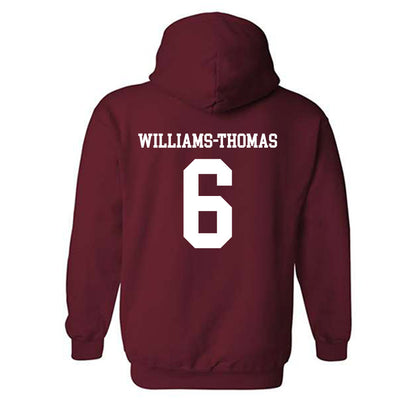 UMass - NCAA Football : Justin Williams-Thomas - Hooded Sweatshirt-1