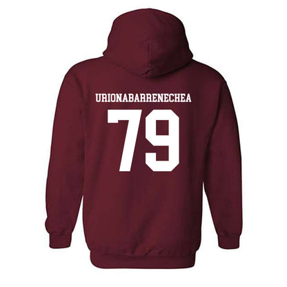 UMass - NCAA Football : Aitor Urionabarrenechea - Hooded Sweatshirt-1