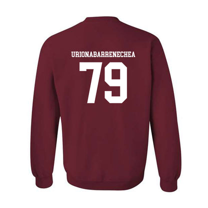 UMass - NCAA Football : Aitor Urionabarrenechea - Crewneck Sweatshirt-1