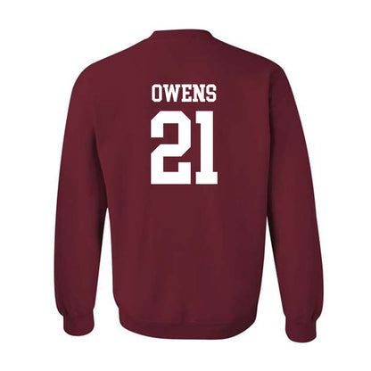 UMass - NCAA Football : Malakai Owens - Crewneck Sweatshirt-1