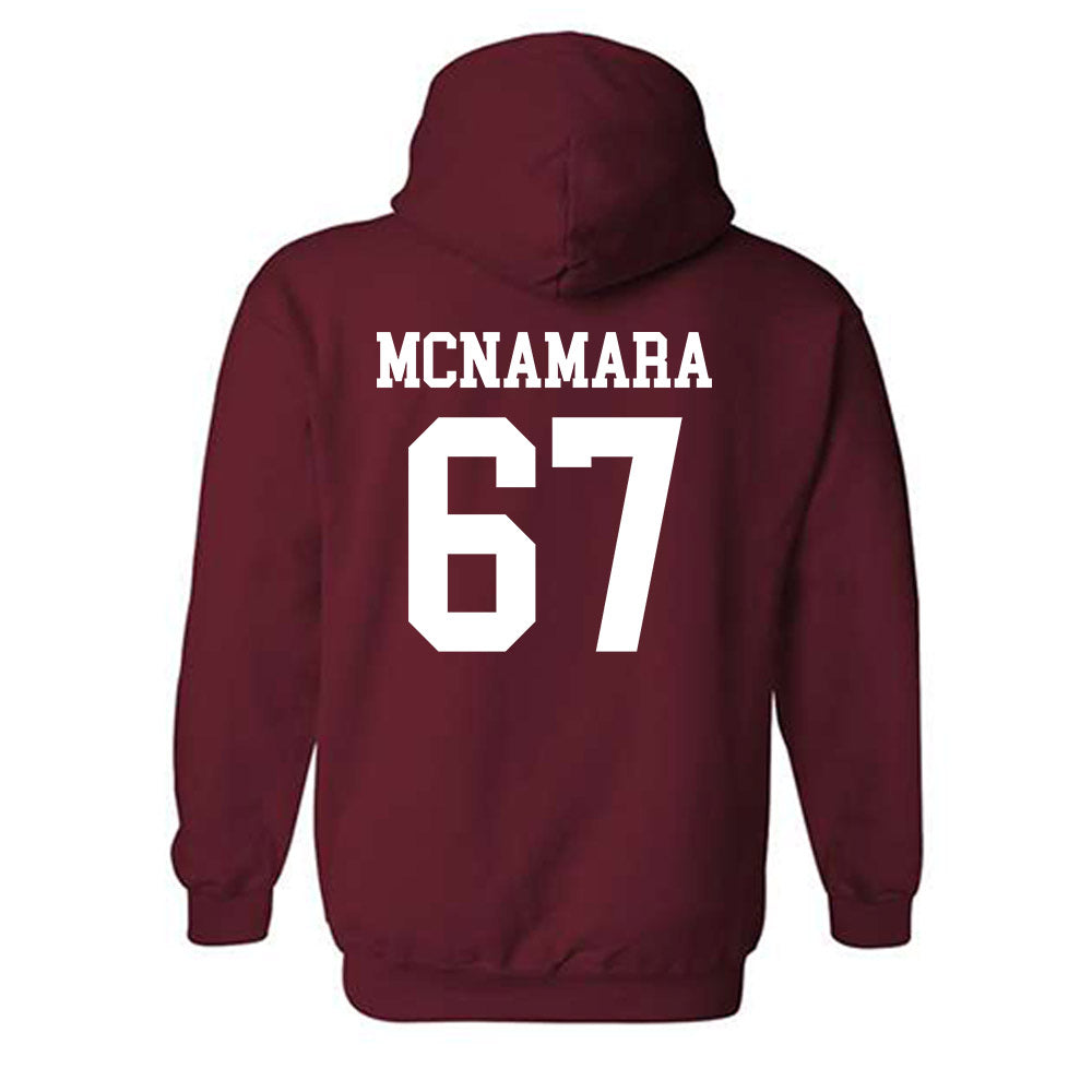 UMass - NCAA Football : Willian McNamara - Hooded Sweatshirt-1