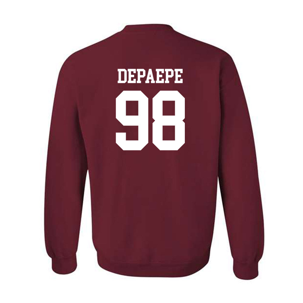 UMass - NCAA Football : William DePaepe - Crewneck Sweatshirt-1