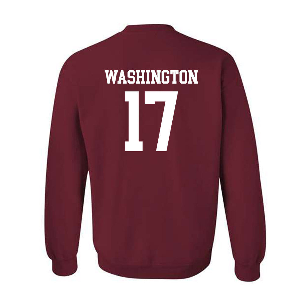 UMass - NCAA Football : Jerry Washington - Crewneck Sweatshirt-1