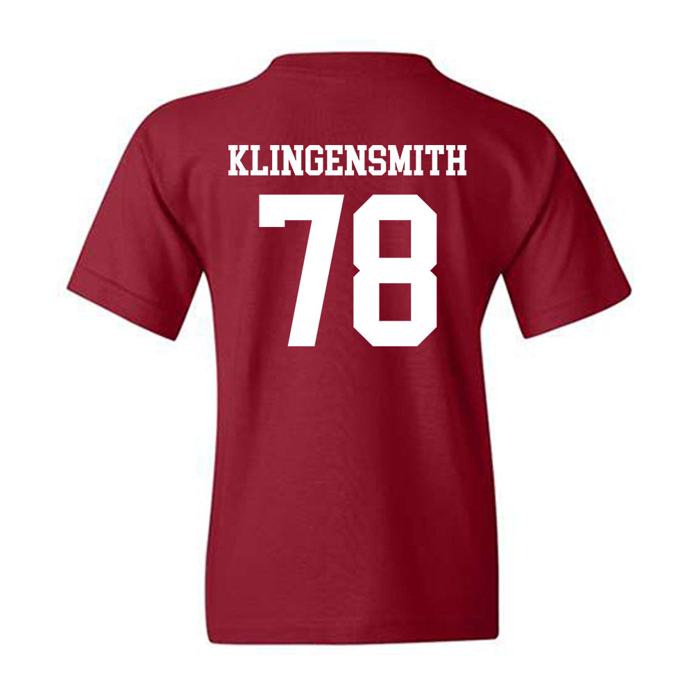 UMass - NCAA Football : Greg Klingensmith - Youth T-Shirt-1