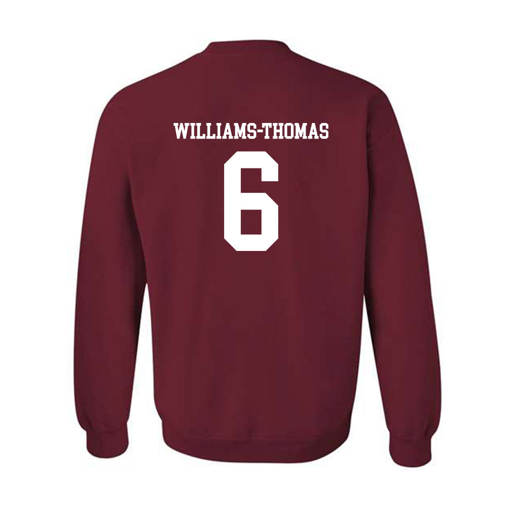 UMass - NCAA Football : Justin Williams-Thomas - Crewneck Sweatshirt-1