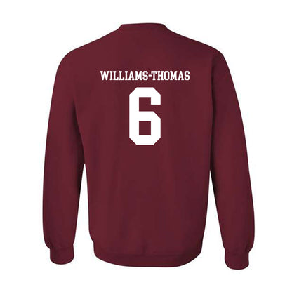 UMass - NCAA Football : Justin Williams-Thomas - Crewneck Sweatshirt-1