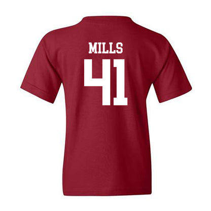 UMass - NCAA Football : Grant Mills - Youth T-Shirt-1