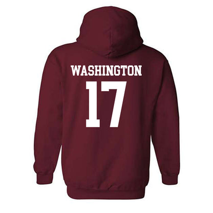 UMass - NCAA Football : Jerry Washington - Hooded Sweatshirt-1
