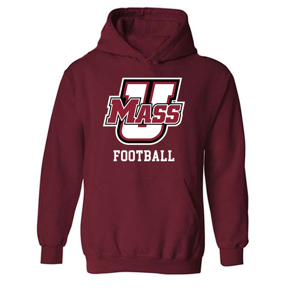 UMass - NCAA Football : Max Dowling - Hooded Sweatshirt-0