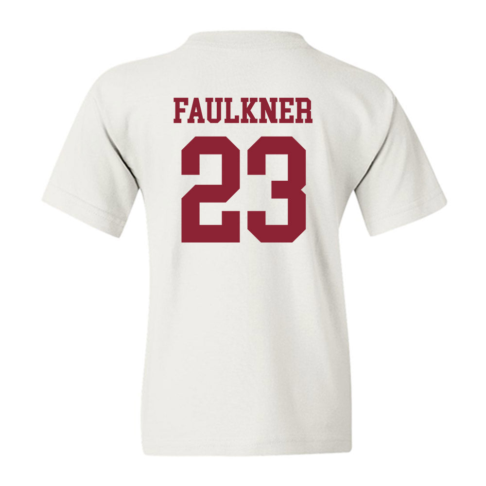 UMass - NCAA Football : Elijah Faulkner - Youth T-Shirt-1
