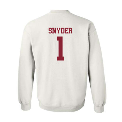 UMass - NCAA Football : DD Snyder - Crewneck Sweatshirt-1
