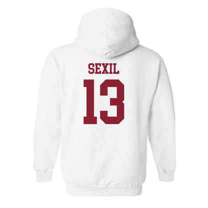 UMass - NCAA Football : Raheim Sexil - Hooded Sweatshirt-1