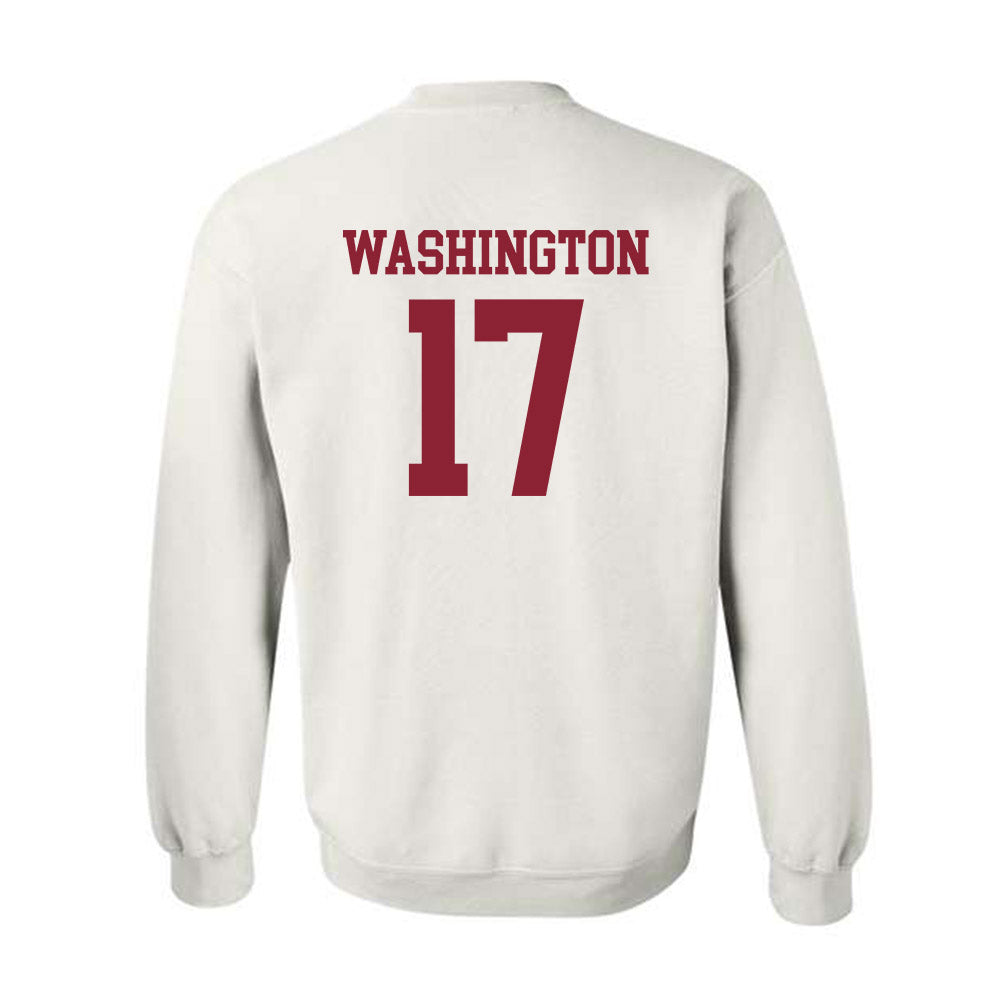 UMass - NCAA Football : Jerry Washington - Crewneck Sweatshirt-1