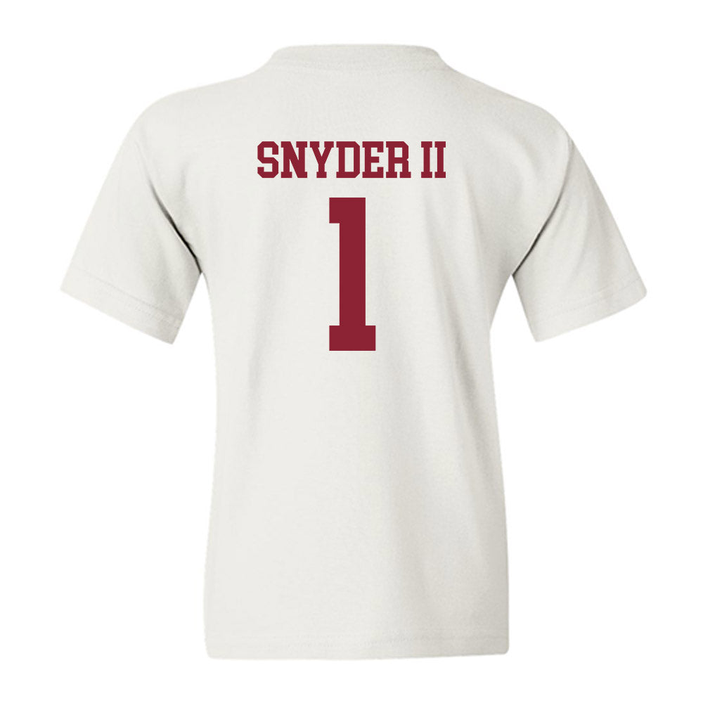 UMass - NCAA Football : Dd Snyder II - Youth T-Shirt-1
