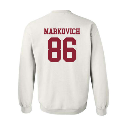 UMass - NCAA Football : Jax Markovich - Crewneck Sweatshirt-1