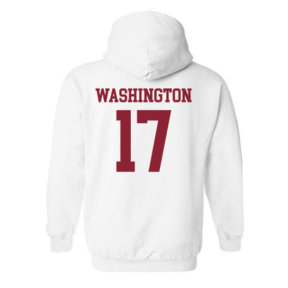 UMass - NCAA Football : Jerry Washington - Hooded Sweatshirt-1