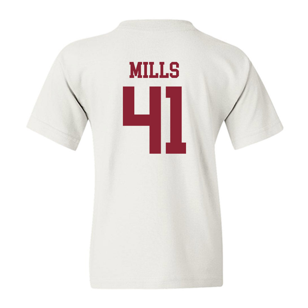 UMass - NCAA Football : Grant Mills - Youth T-Shirt-1
