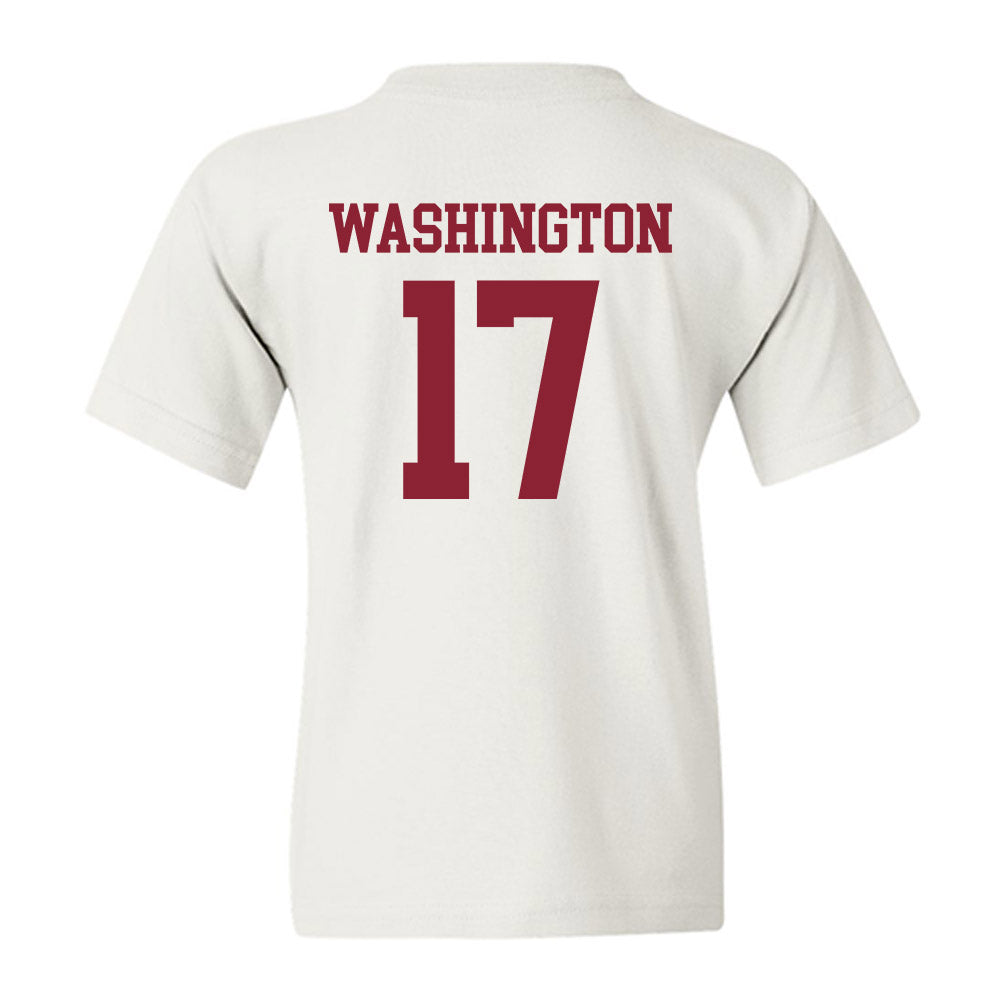UMass - NCAA Football : Jerry Washington - Youth T-Shirt-1