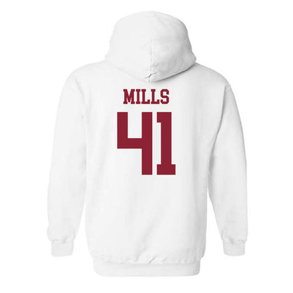 UMass - NCAA Football : Grant Mills - Hooded Sweatshirt-1