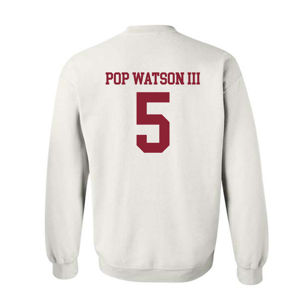 UMass - NCAA Football : William "Pop" Watson III - Crewneck Sweatshirt-1