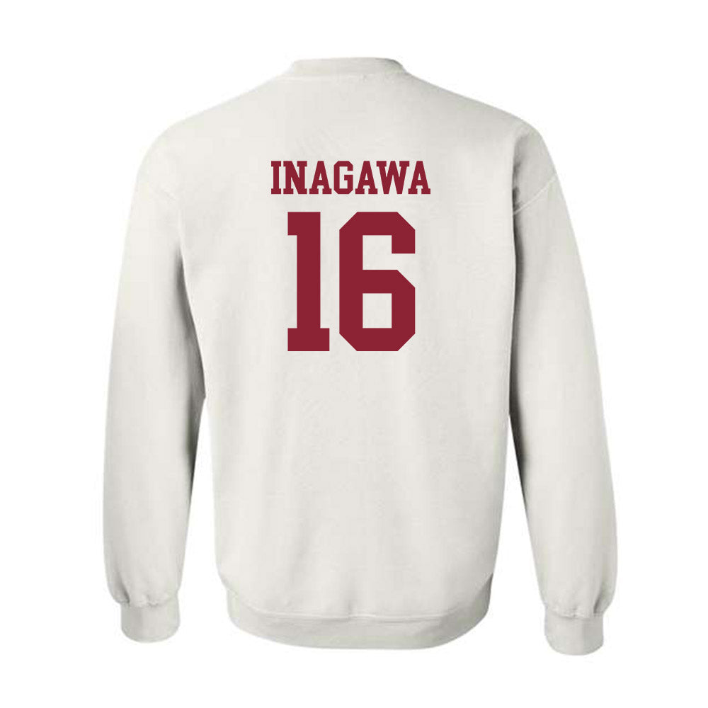 UMass - NCAA Football : Logan Inagawa - Crewneck Sweatshirt-1
